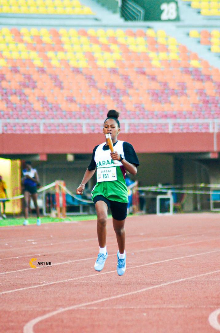 Athlète féminine Jaraaf dossard 151